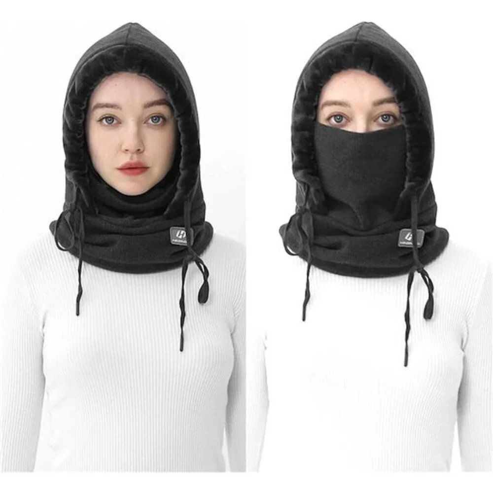 Unisex Ski Mask Balaclava Face Mask Winter, Black